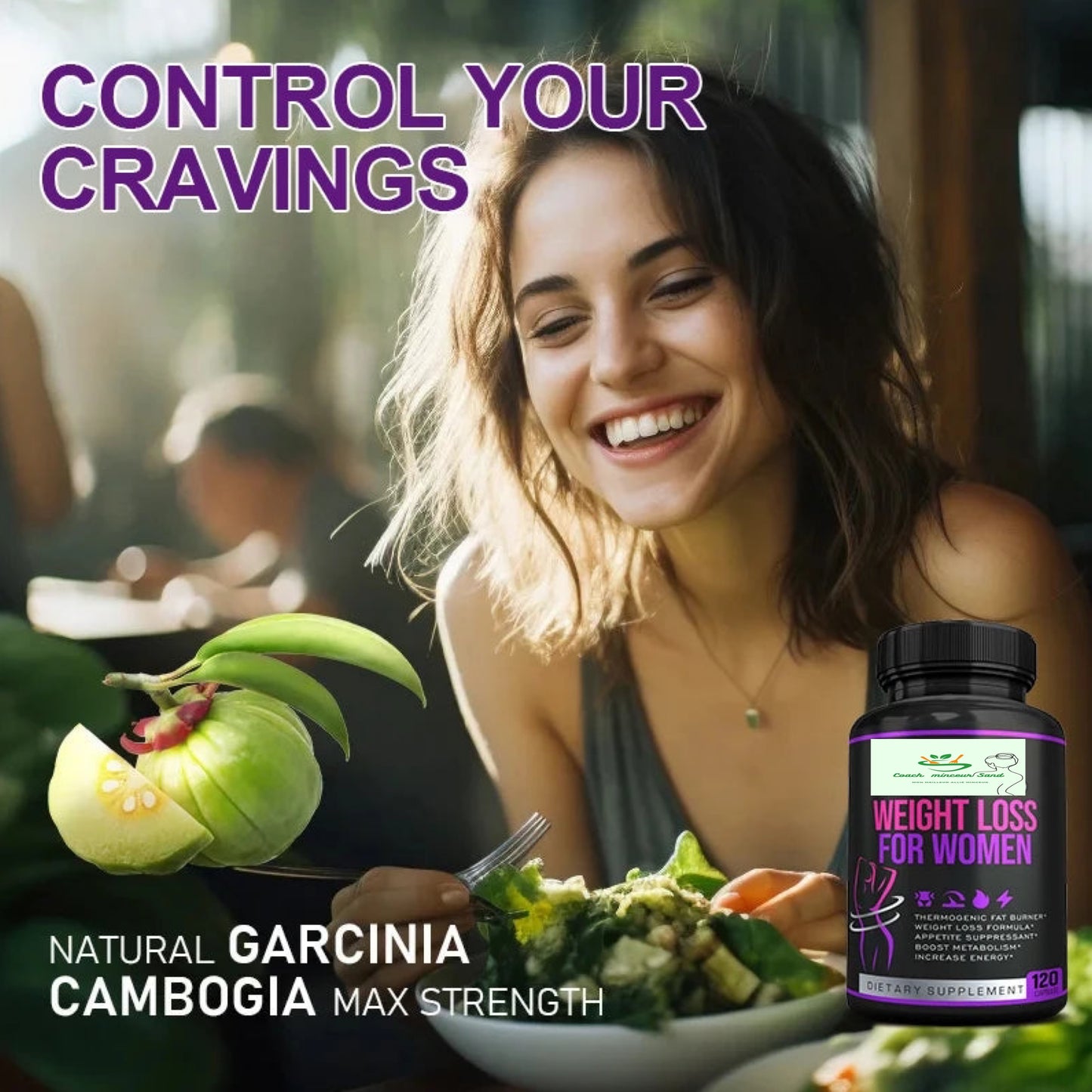 Perte de poids avec notre Complément alimentaire naturel coupe faim Sand